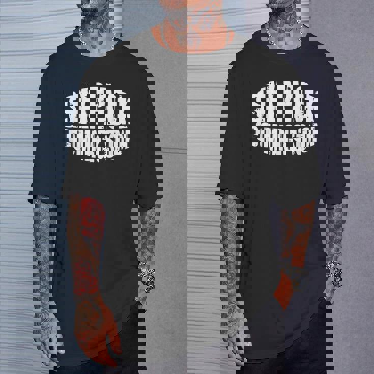 シックスパックは近日公開予定ix Pack Comingoon Tシャツ 彼への贈り物