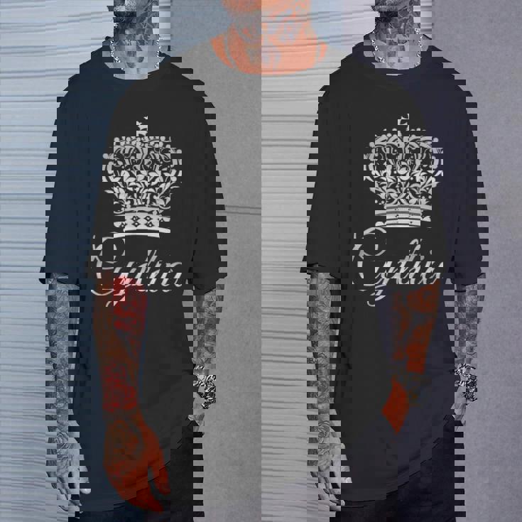 シンシア女王 女王 名前 王冠 リーガル プリンセス Tシャツ 彼への贈り物