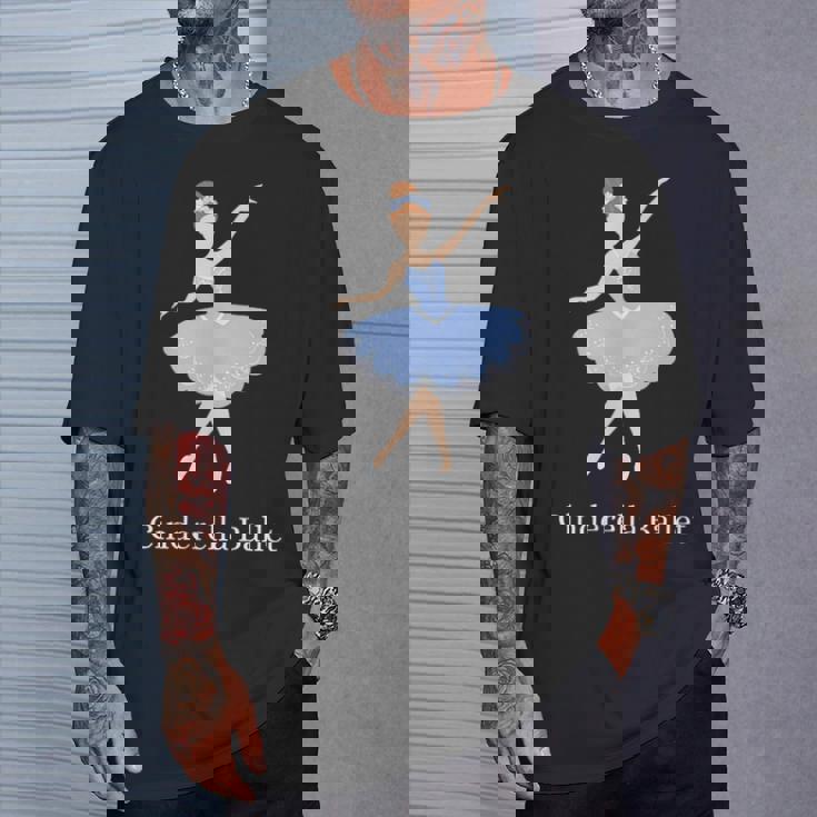 シンデレラ バレエ バレリーナ ポワント ダンサー ダンス グラフィック Tシャツ 彼への贈り物