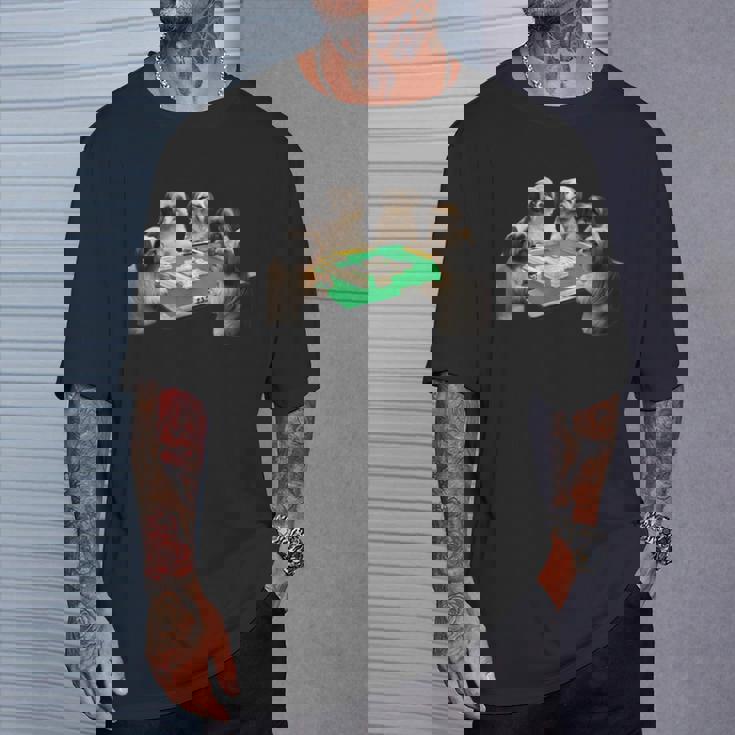 シーズー イヌ 麻雀 面白いtシャツ 犬 文字入り メンズ おもしろ 面白い 服 おもしろグッズ ネタ 雀士 Tシャツ 彼への贈り物