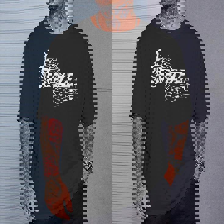 ジャズミュージシャン 楽譜 ジャズノート Tシャツ 彼への贈り物