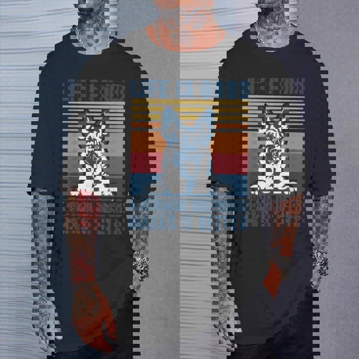 ジャーマンシェパード ギフト メンズ レディース 犬 父 母 ジャーマンシェパード Tシャツ 彼への贈り物