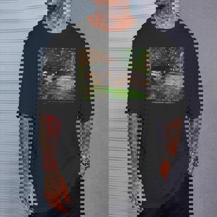 ジョン・エバレット・ミレー・オフィーリア Tシャツ 彼への贈り物