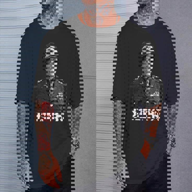 ジョージ・パットン 第二次世界大戦 勝利 記念 独立記念日 長袖tシャツ Tシャツ 彼への贈り物