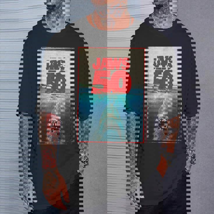 ジョーズ 50 ジョーズ 2025 セレブレーション クラシック Tシャツ 彼への贈り物