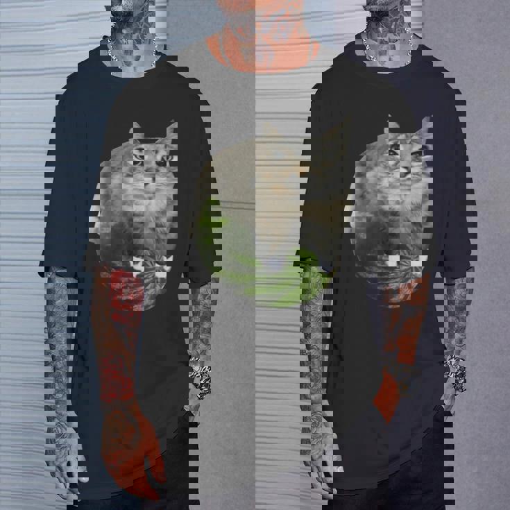 スイカ猫ミーム Tシャツ 彼への贈り物