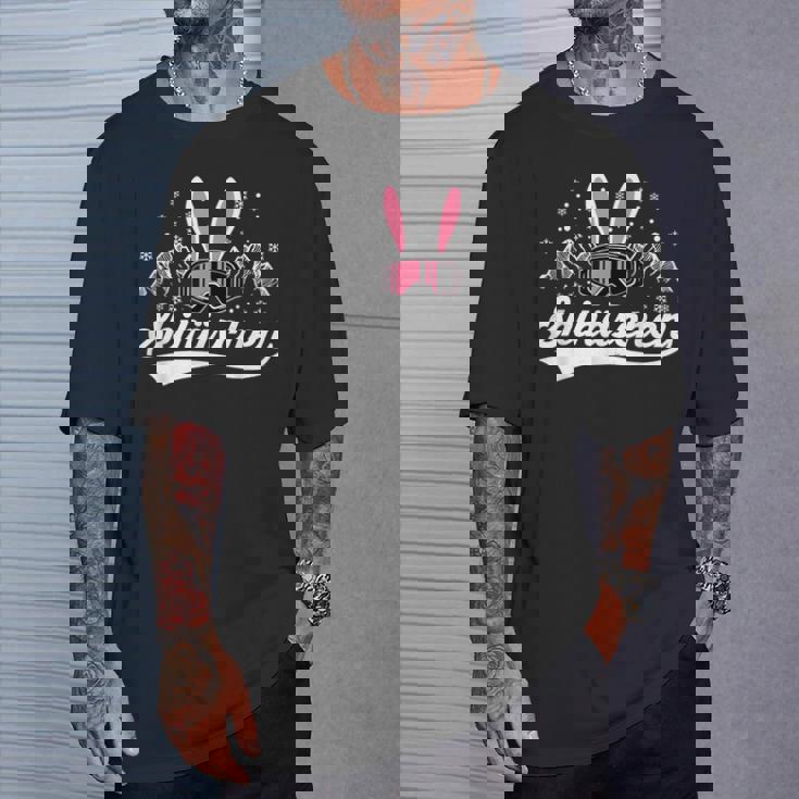 スキーポケット スキー ハザル スキー ゴーグル Apres スキー スキー ウサギ Tシャツ 彼への贈り物