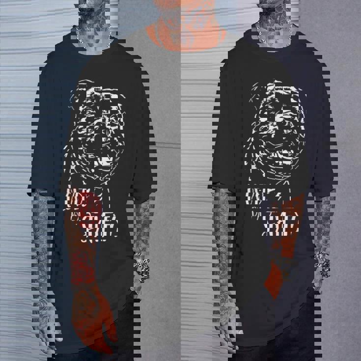 スタッフォードシャー・ブル・テリア 愛されるスタッフィー・ドッグのことわざ Tシャツ 彼への贈り物