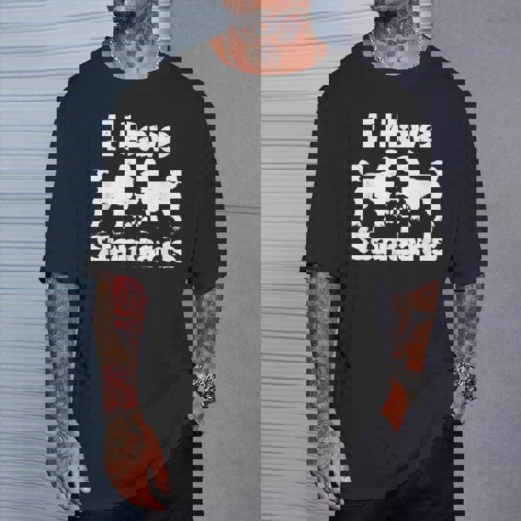 スタンダード プードル オーナーズ I Havetandards ファニー プードル Tシャツ 彼への贈り物