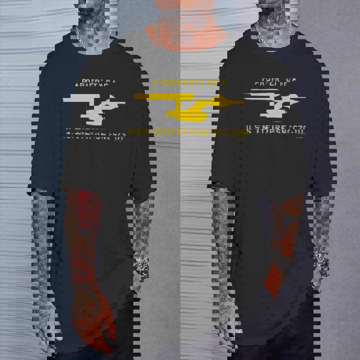 スタートレック オリジナルシリーズ USSエンタープライズプロパティ Tシャツ 彼への贈り物