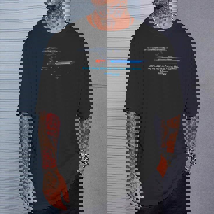 スタートレック 下段デッキ めったにお出かけ Tシャツ 彼への贈り物