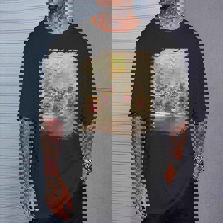 セルフケア お風呂 猿 お風呂 Tシャツ 彼への贈り物