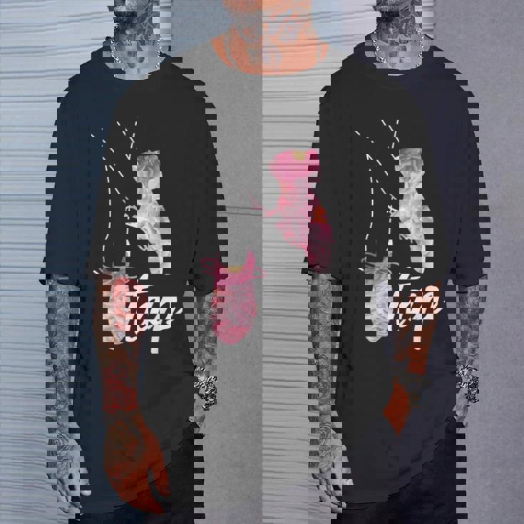 タップダンサー レトロフラワー タップダンサーデザイン タップダンス Tシャツ 彼への贈り物