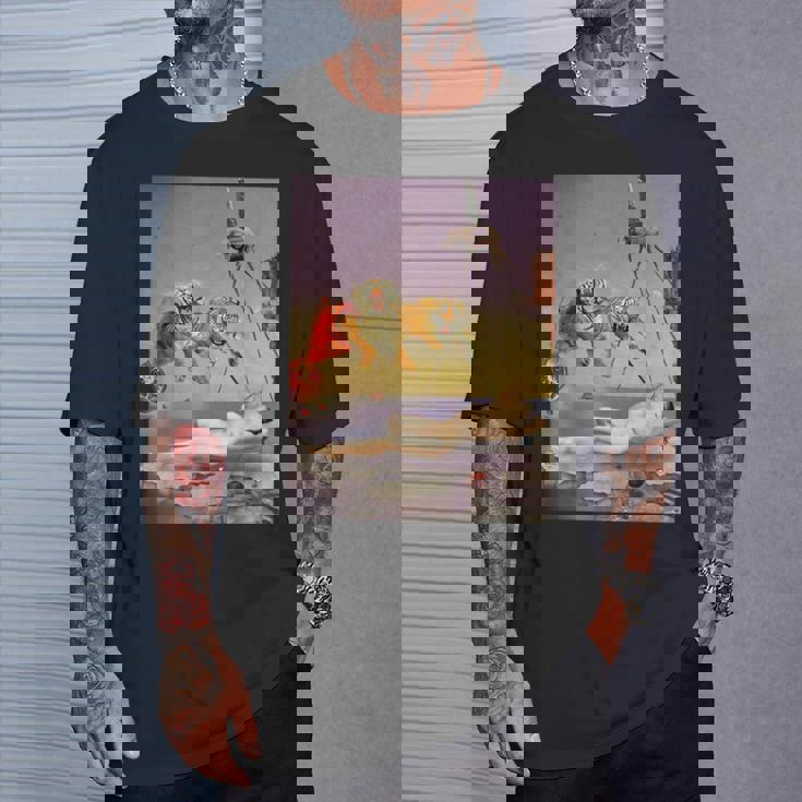 ダリの蜂の飛びによって生じる夢 Tシャツ 彼への贈り物