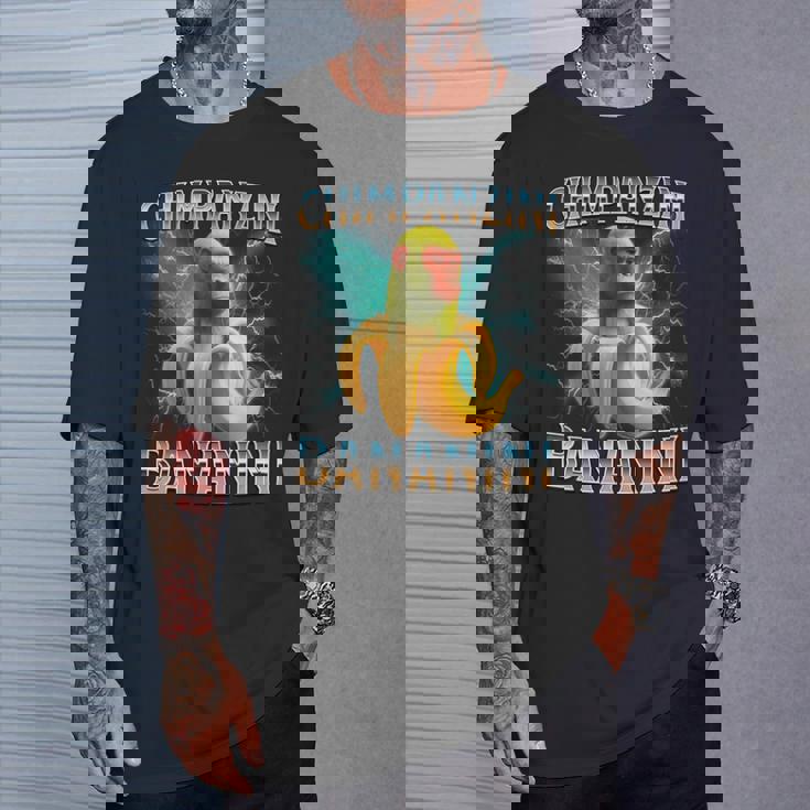 チンパンジーニ バナニーニ イタリアンブレイン 長袖tシャツ Tシャツ 彼への贈り物