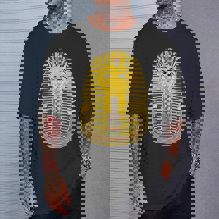 ツタンカーメン エジプトのファラオ王 ツタンカーメン 長袖tシャツ Tシャツ 彼への贈り物