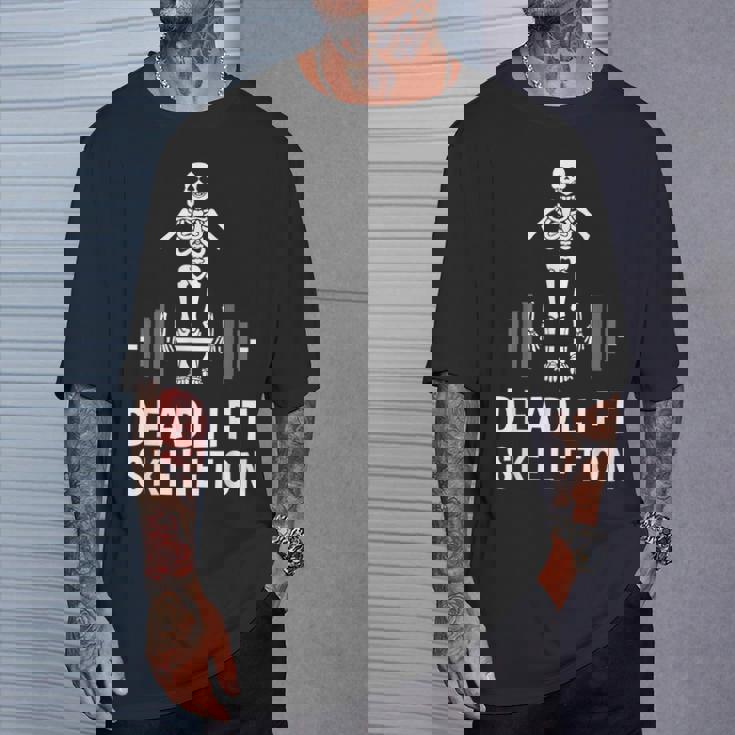 デッドリフトスケルトン-面白いジム Tシャツ 彼への贈り物