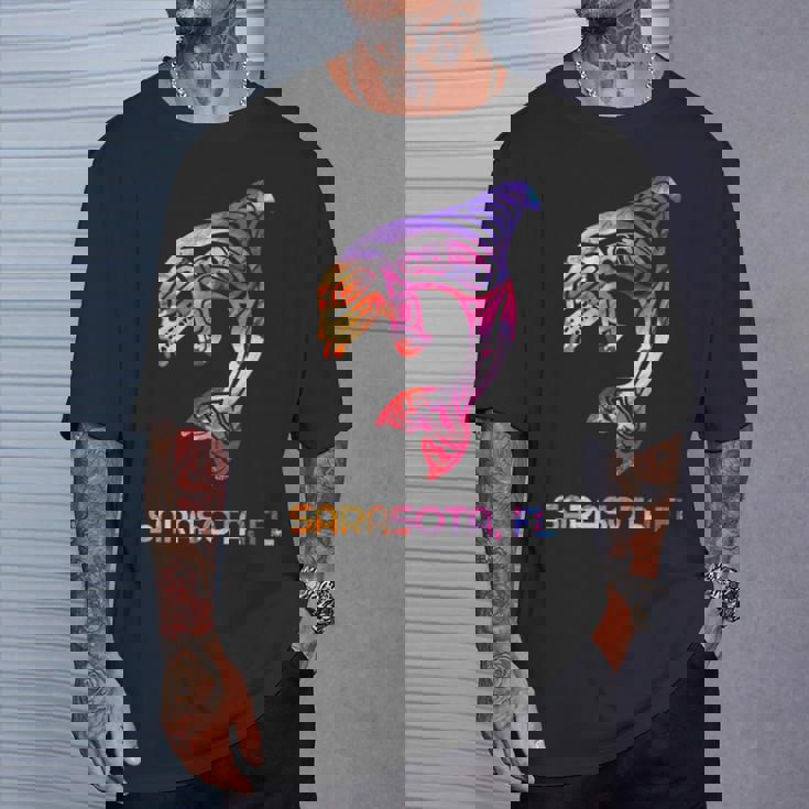 トライバル サラソタ オルカ キラー クジラ ネイティブアメリカン Tシャツ 彼への贈り物