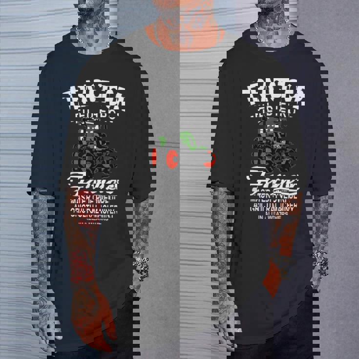 トラクター、トラクター、トラクター、農業 Tシャツ 彼への贈り物