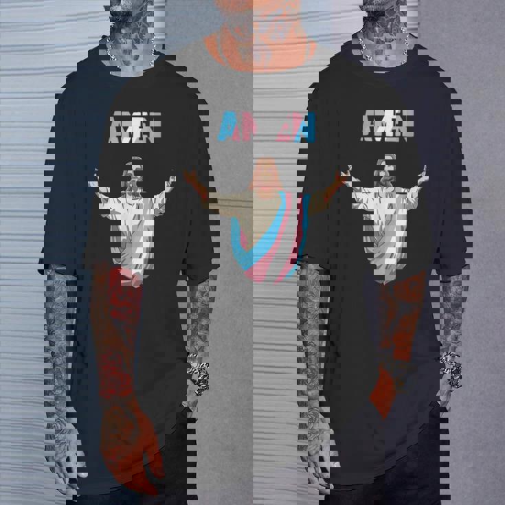 トランスジェンダー・ジーザス 誇りをもって信じ、信仰する。 Tシャツ 彼への贈り物