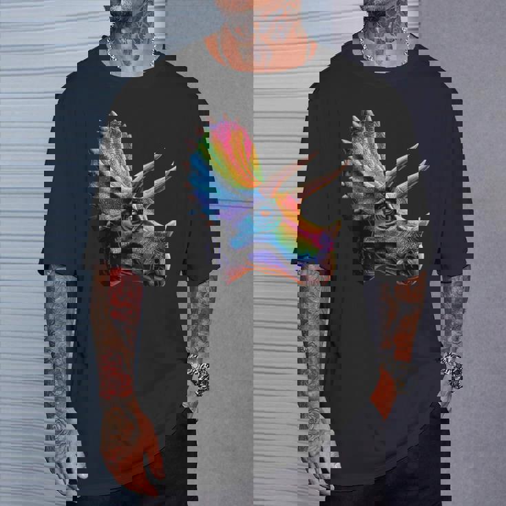 トリケラトプス 恐竜大好き かわいいトリケラトプス Tシャツ 彼への贈り物