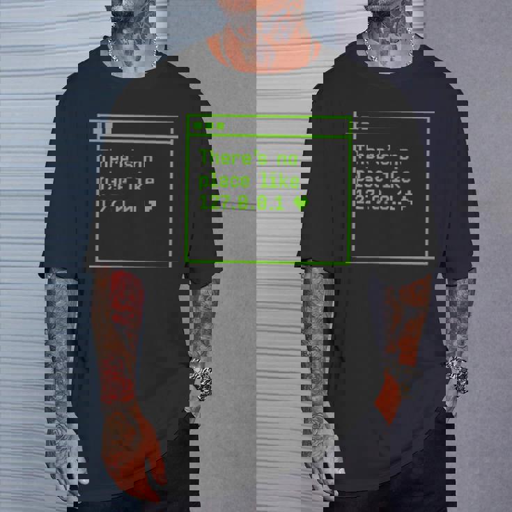 ドイツ語のテキストipを使用した127001ギフトアイデアのような場所はありません Tシャツ 彼への贈り物