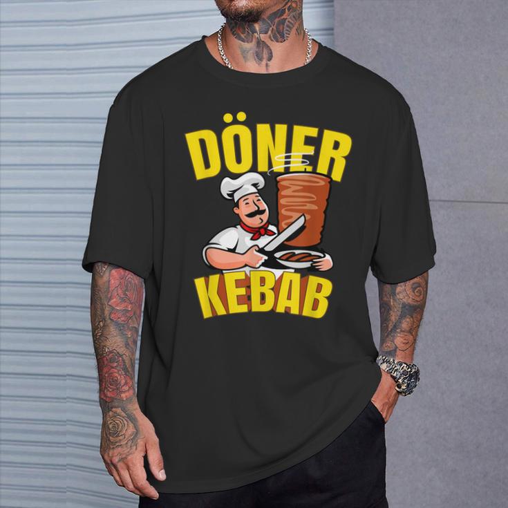 ドネルケバブドネルケバブドネルケバブグリルドネルケバブドネルケバブ Tシャツ 彼への贈り物