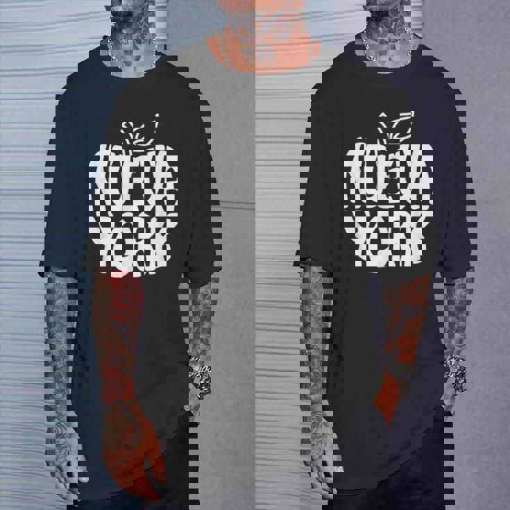 ニューヨーク Nyc ザ・ビッグ・ダイバーシブ・アップル・ラ・グラン・マンザナ Tシャツ 彼への贈り物