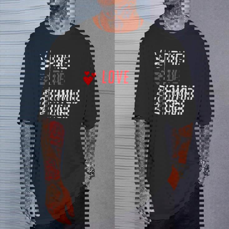 ハモンド・オルガン 特許音楽 Tシャツ 彼への贈り物