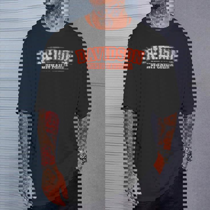 ハーレーダビッドソン ノースカロライナ アスレチック テキスト スポーツスタイル Tシャツ 彼への贈り物