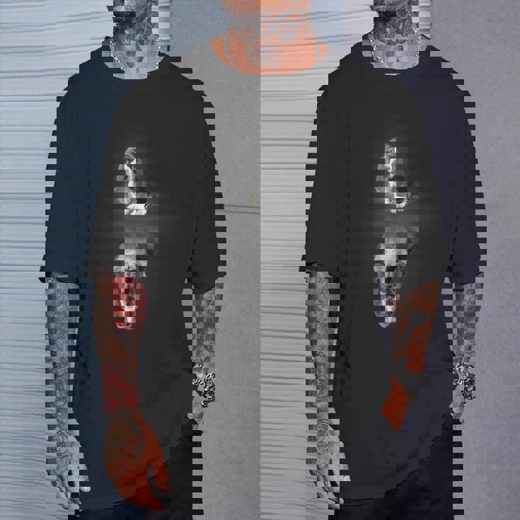 バセットハウンドドッグtシャツ Tシャツ 彼への贈り物