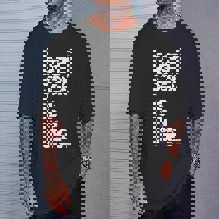 バリトンサックス サックスプレイヤー サックスフォニストギフト Tシャツ 彼への贈り物