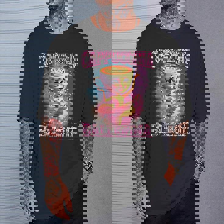 バレリーナ カプチーナ Ai ジェネラーレ カラッテレ イタリアーノ ブレイン ロート Tシャツ 彼への贈り物