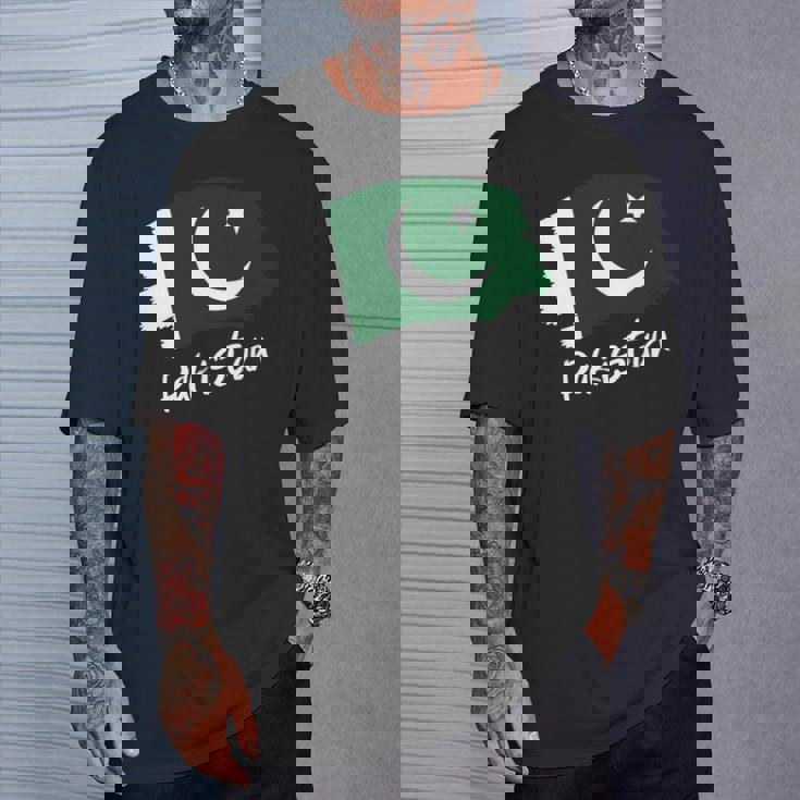パキスタンの旗パキスタン 長袖tシャツ Tシャツ 彼への贈り物