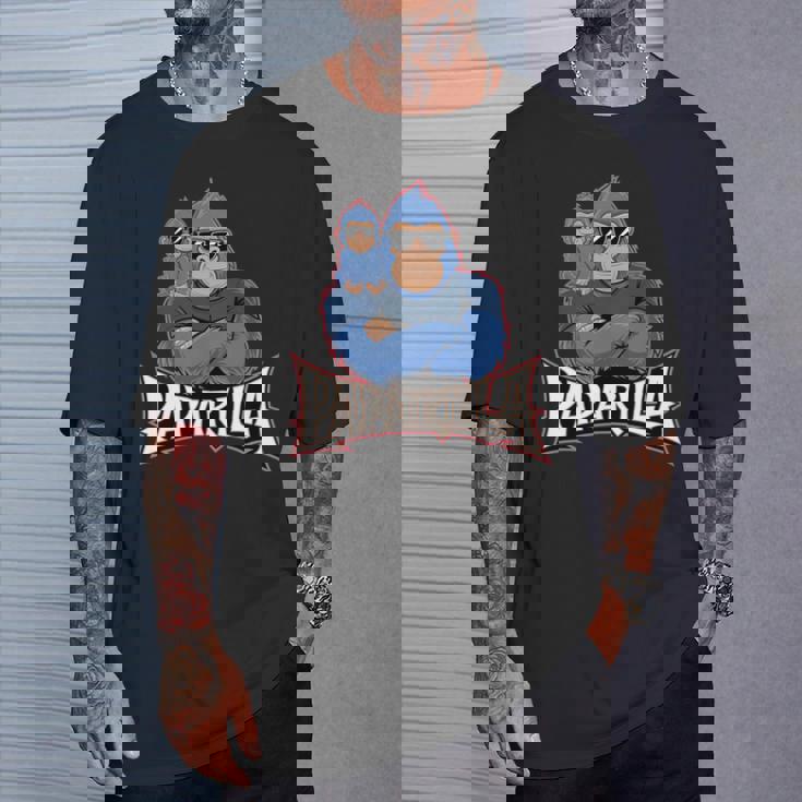 パパリラ 父娘ゴリラ 長袖tシャツ Tシャツ 彼への贈り物