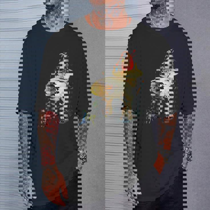 ヒエロニムス ボッシュ ディテール 地上の喜びの庭 Tシャツ 彼への贈り物