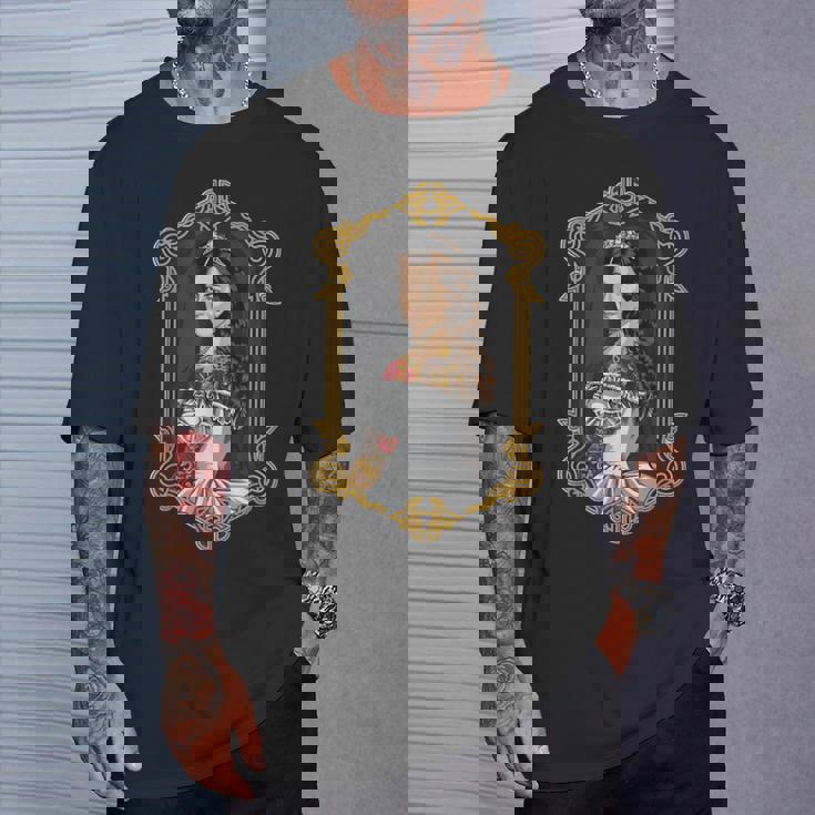 ヒップスター シッシ オーストリア皇后エリザベート 肖像画 Tシャツ 彼への贈り物