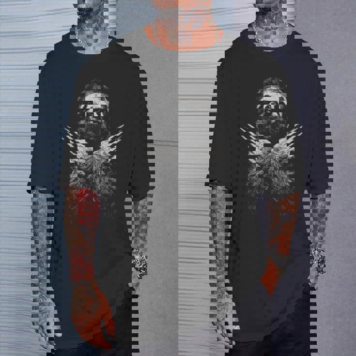 ヒップホップ Y2k Hip Hop ヴィンテージ ヒップスター レトロ エッジー ストリートウェア ナマケモノ Tシャツ 彼への贈り物