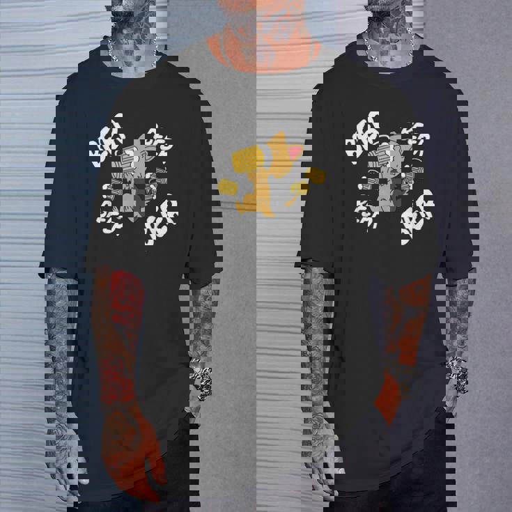 ビールヨークシャーテリア犬 Tシャツ 彼への贈り物