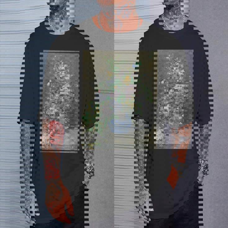 ピエール・オーギュスト ルノワールのスプリングブーケ Tシャツ 彼への贈り物