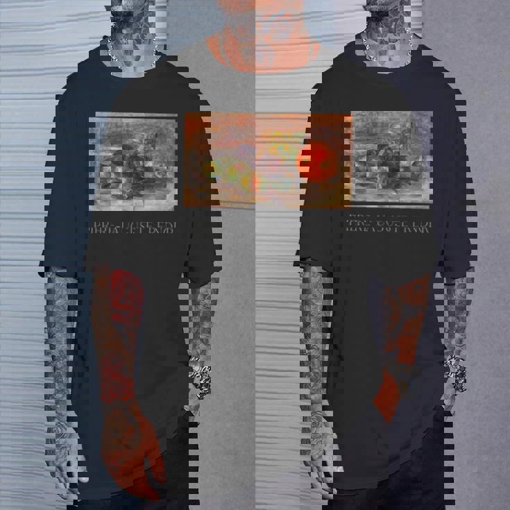 ピエール・オーギュスト・ルノワール作 ザクロとイチジク Tシャツ 彼への贈り物