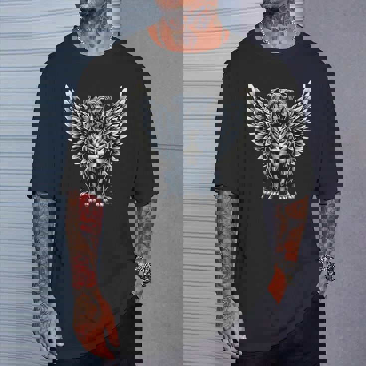 ピットブル 天使 犬 翼 動物 ペット メモリアル。 Tシャツ 彼への贈り物