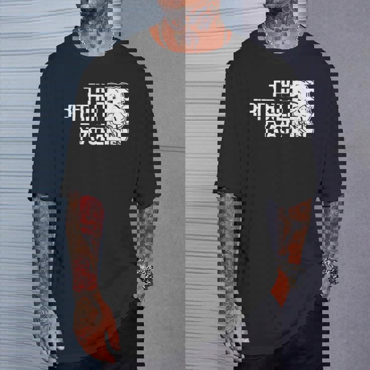 ピットブルフェイス ファニー ドッグ ピットブル Tシャツ 彼への贈り物