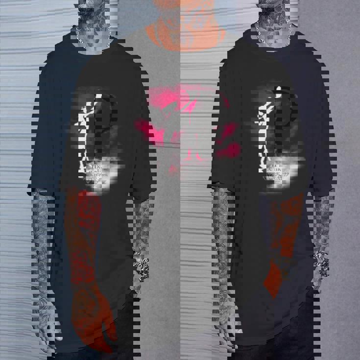 ピンクパンサー ル ピンクシルエット 霧の中 長袖tシャツ Tシャツ 彼への贈り物