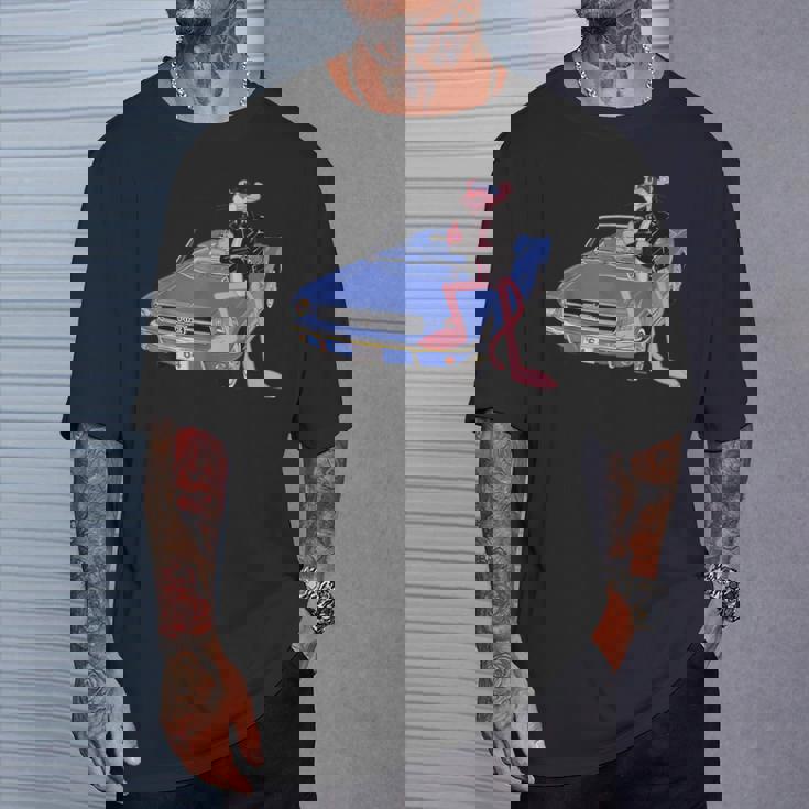 ピンクパンサー ヴィンテージ 1964 コンバーチブル 車 クール キャット Tシャツ 彼への贈り物