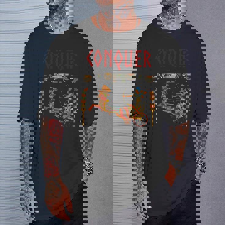 ファラオを克服 ラムセス2世 古代エジプトの王道 長袖tシャツ Tシャツ 彼への贈り物