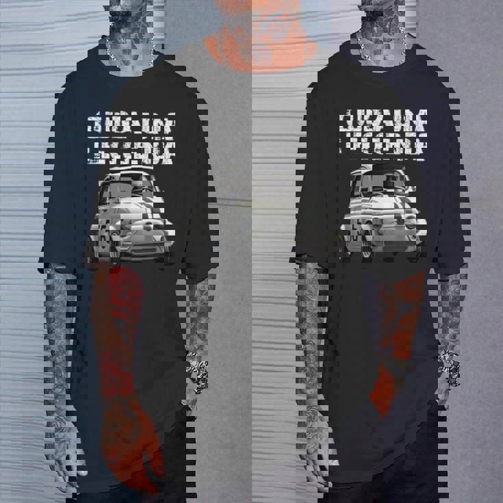 フィアット500 長袖tシャツ Tシャツ 彼への贈り物