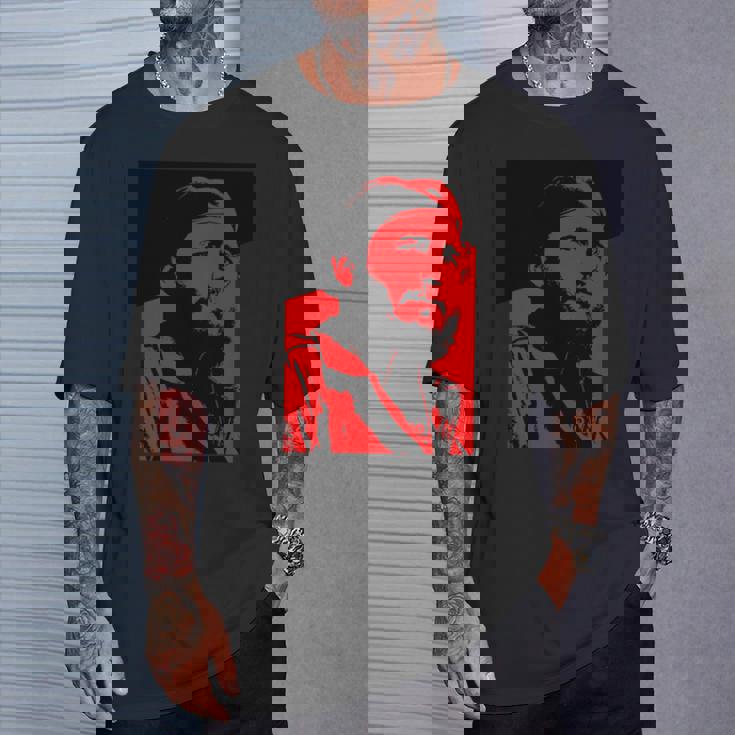 フィデル・カストロ 長袖tシャツ Tシャツ 彼への贈り物