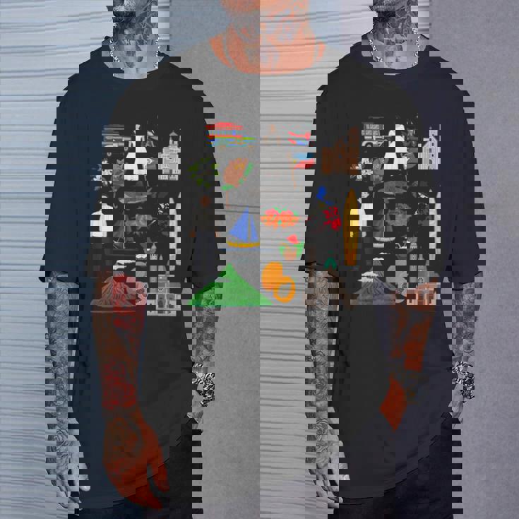 フィリピン フィリピンのアイコン お土産旅行 Tシャツ 彼への贈り物