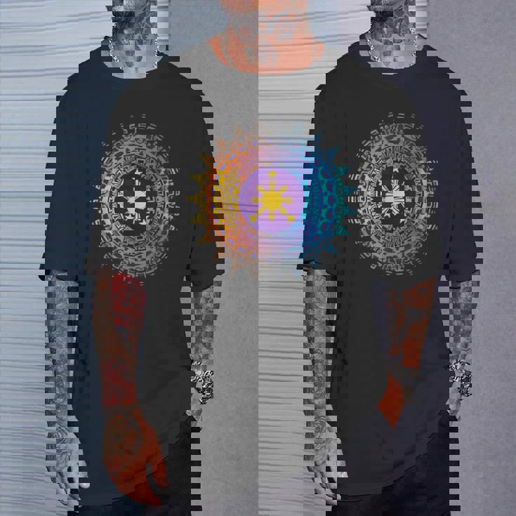 フィリピンの遺産 ヴィンテージ フィリピン国旗 アート ピース Tシャツ 彼への贈り物
